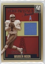 2007 Donruss Elite Throwback Threads 27/100 Vince Young Warren Moon HOF 0x1n
