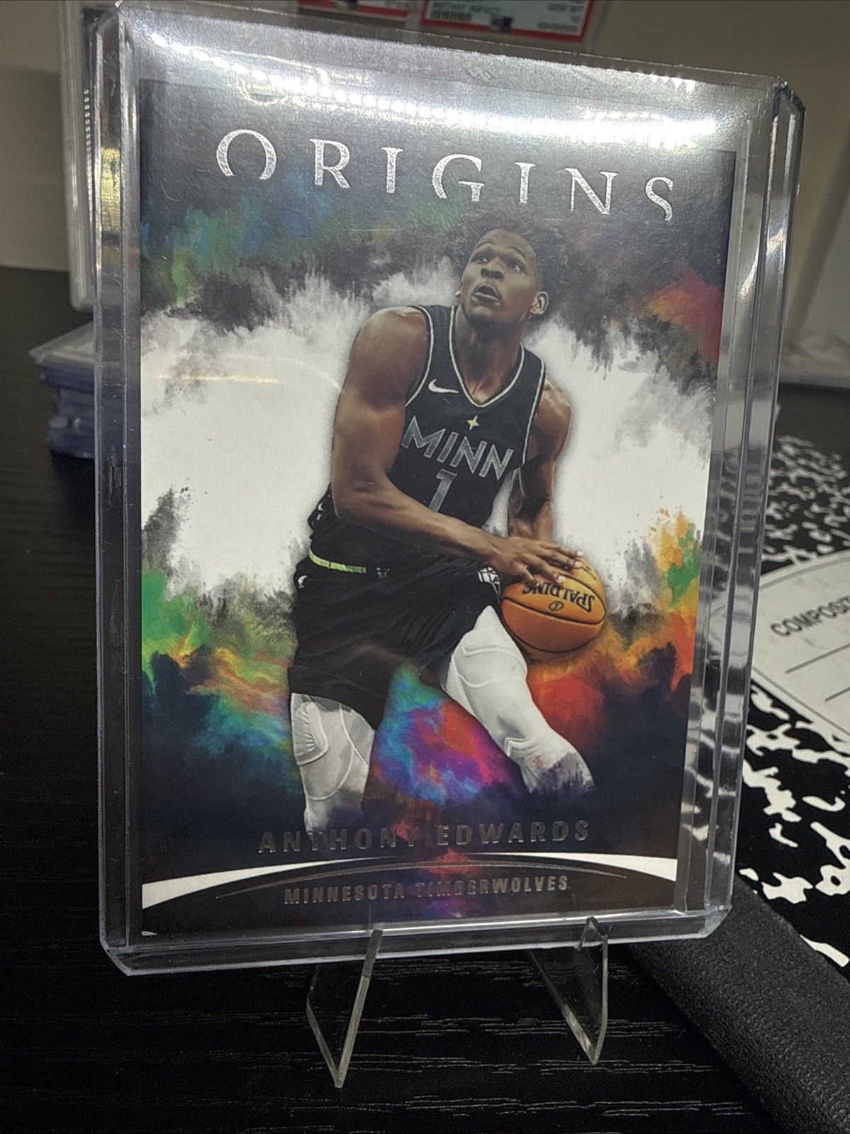 2021-22 Panini Donruss Anthony Edwards Origins #16