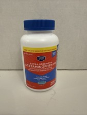 Berkley Jensen Extra StrengthAcetaminophen PM 500 Caplets Pain Reliever 25MG