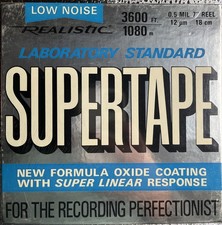 Realistic Supertape Reel to Reel Tape 3600 ft 7" Reel Radio Shack  NOS/Sealed