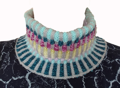 Loop,Schal, Handarbeit, gestrickt 