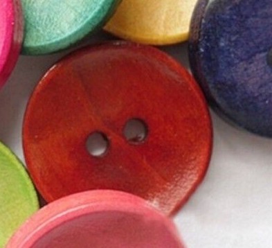 5 Holzknöpfe 20-25mm Button Holzknopf Holz Natur gefärbt Blusenknopf woodbutton - Bild 19 von 20