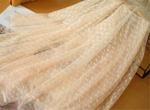 Liebe Herz Druck Tüll Netz Spitze Stoff für Brautkleid Tutu Rock Meterware - Bild 16 von 16