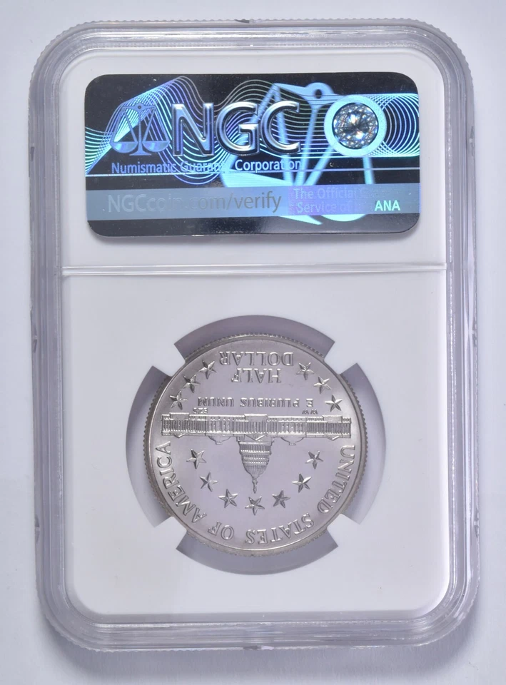 1989-D Congress Bicentennial Commemorative Half Dollar MS70 NGC - Image 2 of 4