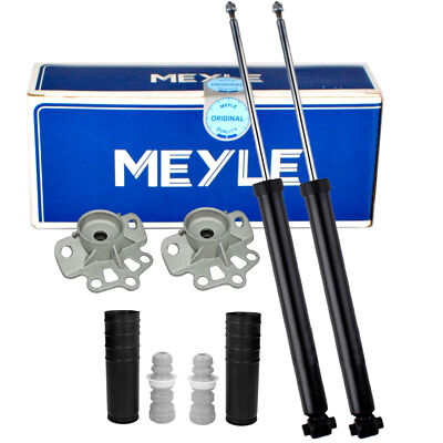 2x MEYLE Stoßdämpfer + Rep-Satz Domlager Hinten für CORSA E OPEL
