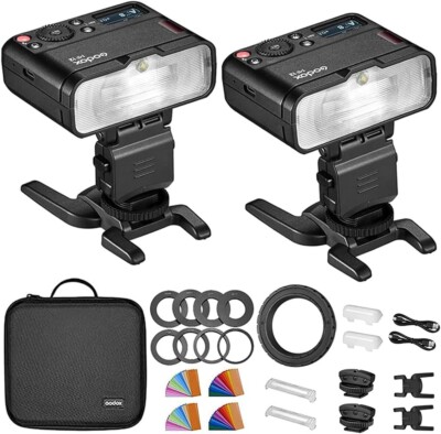 Godox MF12 2-Light Kit - Macro Flash For Sony, Canon & Nikon Cameras