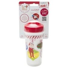 Zak Elf On The Shelf Sippy Cup - Insulated - No Spill Christmas Toddler Cup NEW
