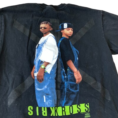 Vintage 1990s Kris Kross T-Shirt Jump Jump Concert Tour Hip Hop