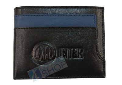 FC INTER HERREN LOGO GELDBÖRSE ECHT LEDER OFFIZIELLES PRODUKT ENZO CASTELLANO