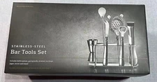 Williams Sonoma "Professional Grade" Encore 7-Piece Stainless Steel Bar Tool Set