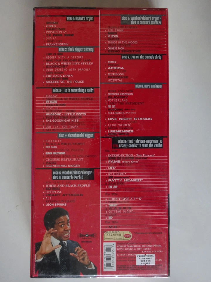 RICHARD PRYOR And It's Deep Too - NEW & SEALED Rhino 9-Disc CD Box Set (2000) - Image 2 of 3