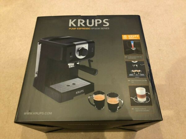 Krups XP320840 - Opio Steam and Pump Coffee Machine - Black (See Description) Photo Related