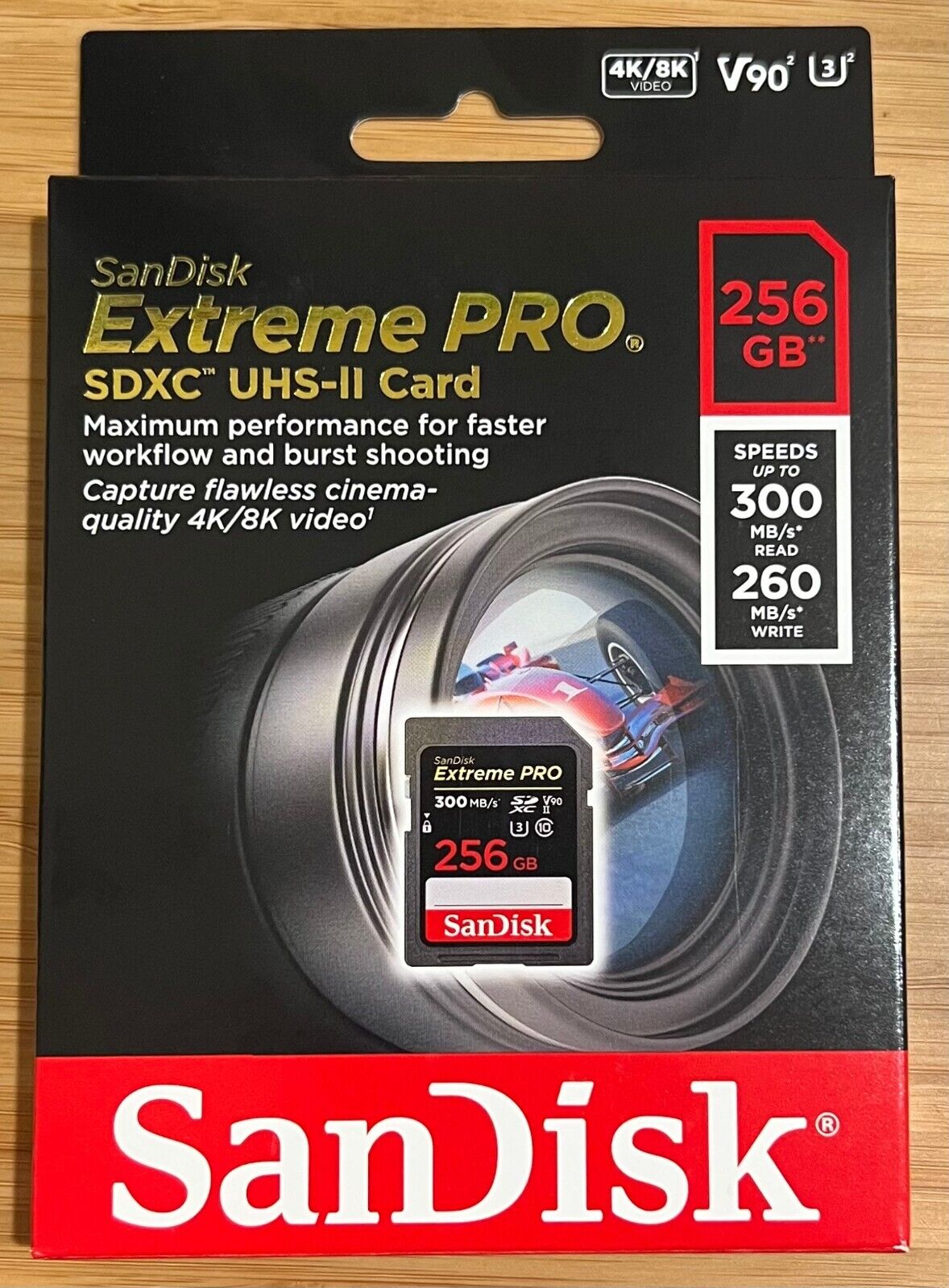 256GB SanDisk UHS-II SD Card