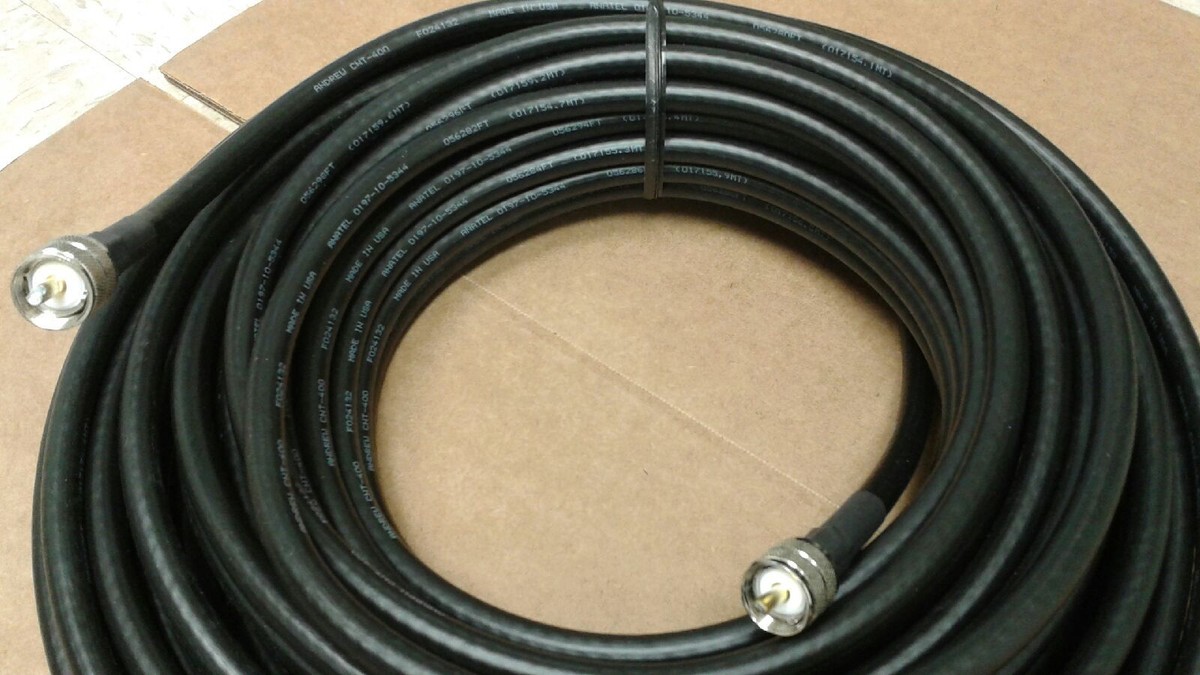 Times Microwave LMR-400 PL259 Coax Ham Or CB Radio Jumper Antenna Coaxial Uhf Vhf Hf Coax Cable Jumper Rf Transmission Line Pl 259 Connectors Made In Usa 3 Ft Us Made Lmr 400 Coaxial Jumper