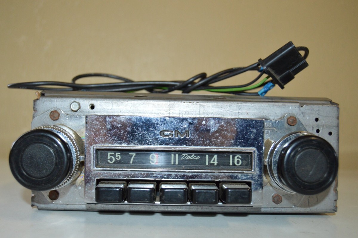 UNTESTED Vintage Chevy Delco DS-503 GM AM Car Radio Chevrolet | eBay