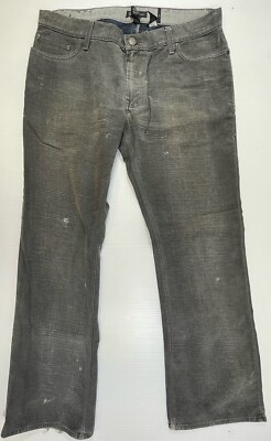 INC Men's 100% Cotton Black Rio Fit Pocket Design Distressed Jeans
