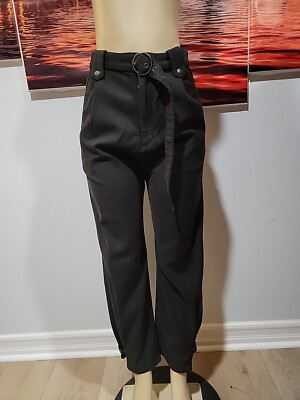 Zara High Waist Belted Trousers ZARA High Waisted Woman Size S
