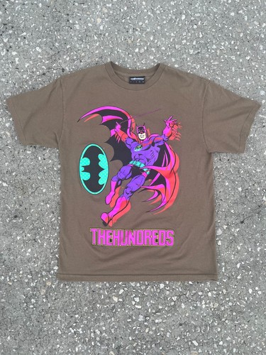 THE HUNDERTE X DC COMICS BATMAN GRAFISCHES T-SHIRT MEDIUM limitierte Auflage