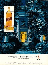 3w22618/ Alte Reklame aus 1968 - ...der Tag geht...Johnnie Walker kommt.