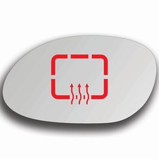 Spiegelglas Links Beheizbar für Chrysler Prowler 2000 - 2002