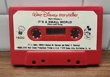 Walt Disney World Storyteller It's A Small World Story & Song Cassette Tape
