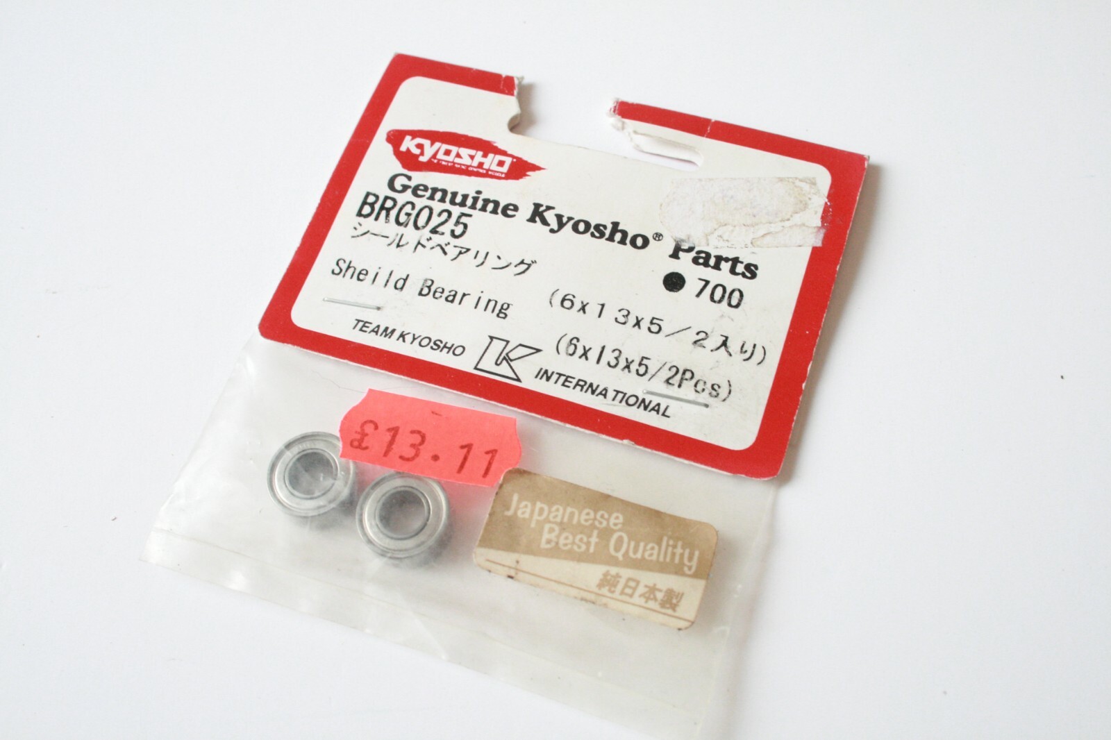 Kyosho Shield Ball Bearings 6x13x5mm (2pcs) - BRG025