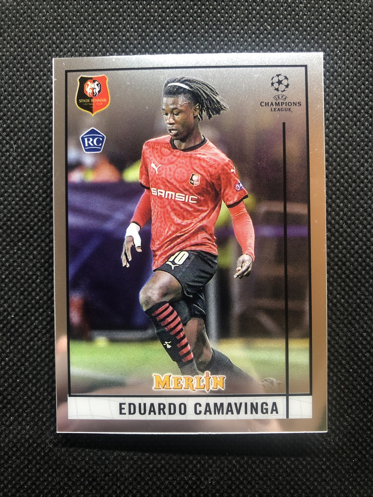 EDUARDO CAMAVINGA 2020-21 Topps Merlin Chrome #20 Real Madrid Rookie Card RC