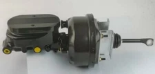 1964-66 Ford Mustang 7" Power Brake Booster Master Cylinder Kit 1" Bore Black