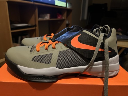 Size 10 - Nike Zoom KD 4 Rogue Green Galaxy Nerf Undefeated Olive - Picture 6 of 13