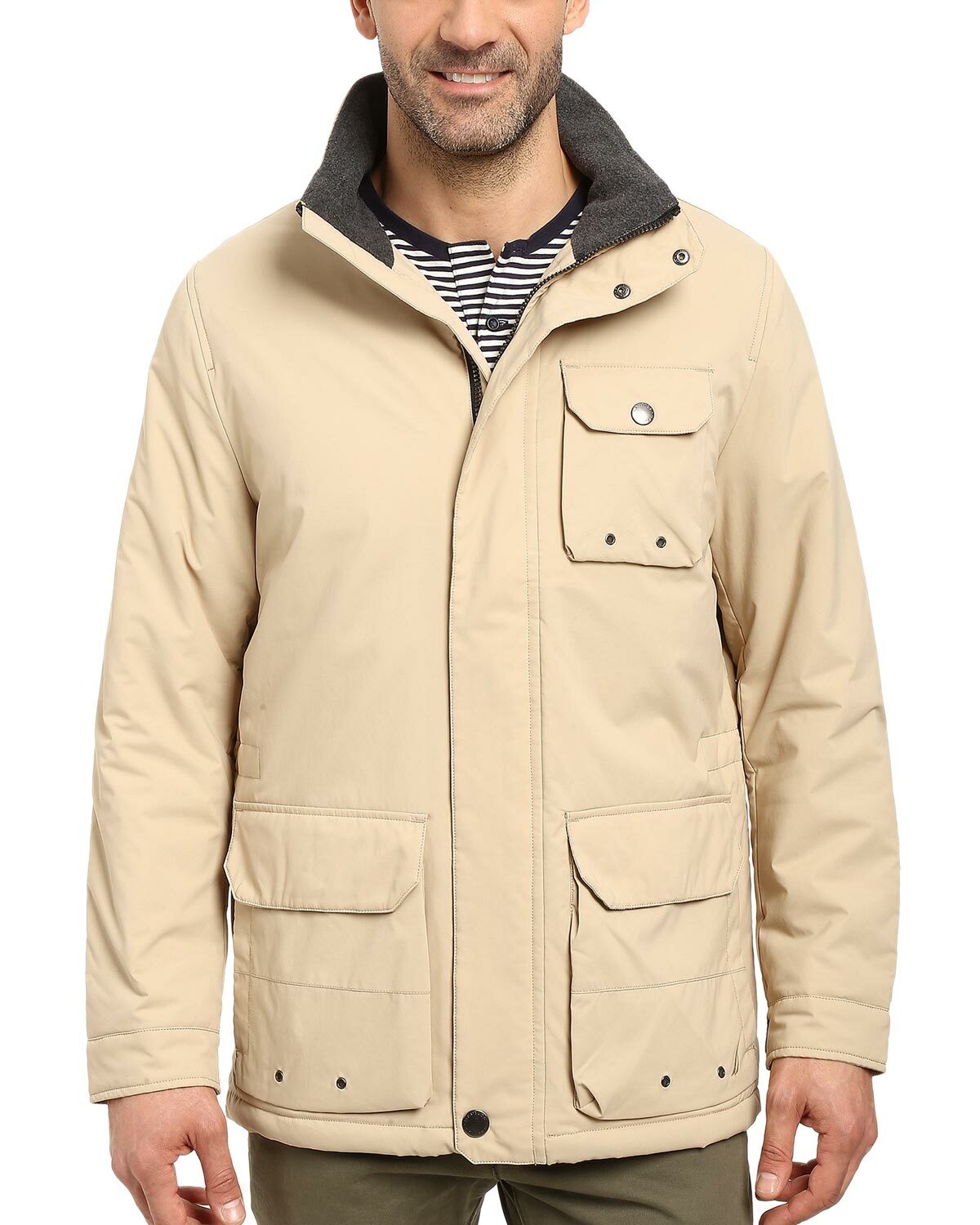 Мужская водонепроницаемая куртка с несколькими карманами Nautica Small S Sandy Bar 12190₽