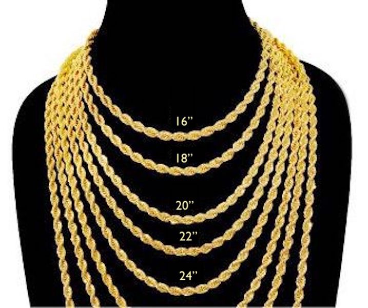 アクセサリー [18K] ROPE SEW UNI NECKLACE Gold Rope Chain for