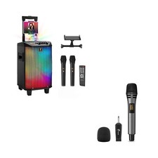 TONOR Wireless Karaoke Machine for Adults K20, Bundle with UHF Wireless Micro...