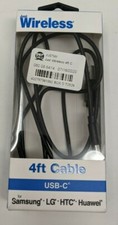 Just Wireless 4ft TPU Type-C to USB-A Cable - Black