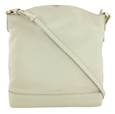 Lulu Guinness Shoulder Bag Oyster Ivory Medium Top Zip Peekaboo Lip Vanessa