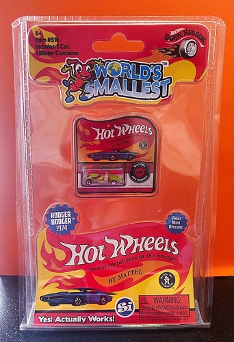 Hot Wheels 2017 World’s Smallest 1974 Rodger Dodger / Twin Mill ERROR Rare