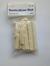 Z  Scale    Paradise City Depot # 0002 RUSTIC STONE WALL    550 scale feet