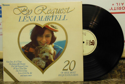 IMPORT! LENA MARTELL ''By Request'', LP Record. VG+. UK PRESS
