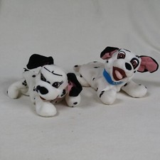 Disney 101 Dalmatians plush set of two Lucky and Jewel pink blue toys