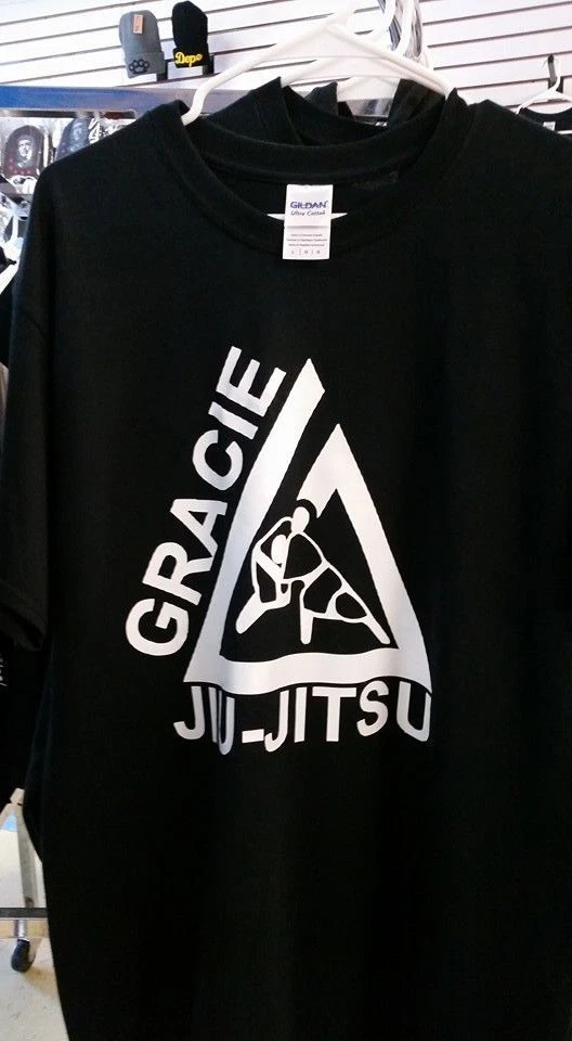GRACIE MMA FIGHTER Jiu Jitsu Pride FC FIGHTING CHAMPIONSHIP T 恤武术 — 第 2/2 张图片