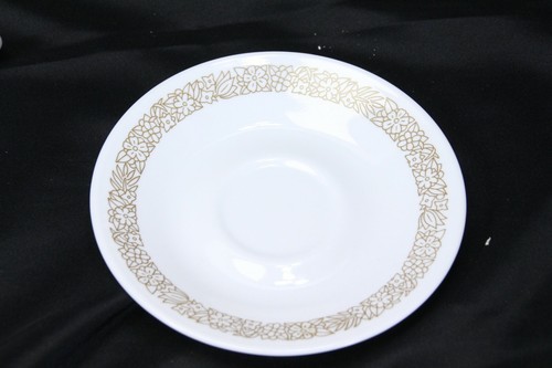 Corelle Woodland Brown Saucers 6 1/4" Lot of 10 - Picture 5 of 5