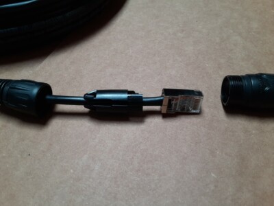 25ft PRO CAT5E Blindado Táctico Con Cable De Audio Digital Neutrik - Foto 11