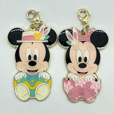 Tokyo Disney Resort Game Prize Pin Charm TDL Easter 2022 Mickey & Minnie