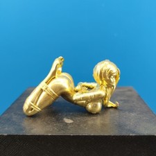 Pure Brass Anime Sexy Beauty Girl Body Model Statue Men Gift Table Car Ornament