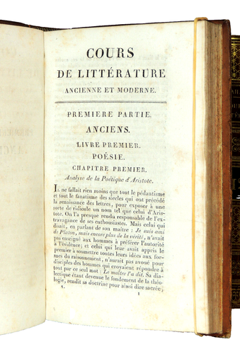 J.F Laharpe. Lycée ou cours de littérature ancienne et moderne. 16/16 vols. - Picture 4 of 5
