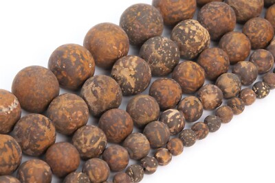 Natural Matte Firework Jasper Beads Grade AAA Round Loose Beads 6/8-9/10/12MM