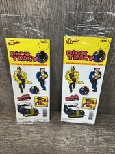 Vtg Walt Disney's Dick Tracy Vinyl Decals 1994 NOS Unpunched Stickers Scrapbook