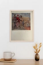 PABLO PICASSO, ORIGINAL SIGNED PRINT, INCLUDES COA & $3,500 APPRAISAL.-