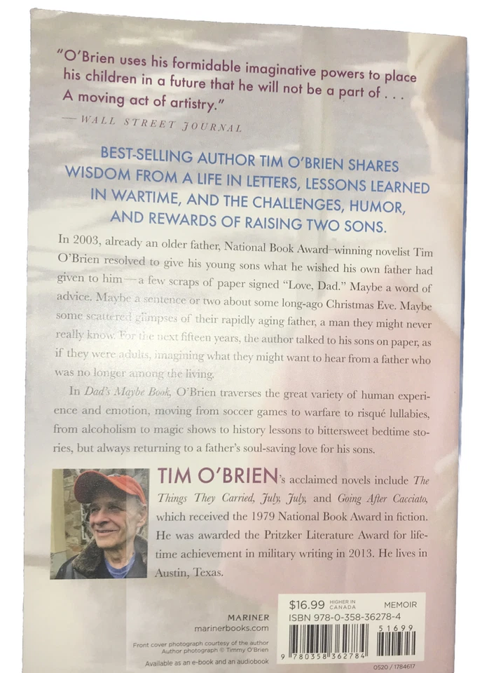 New Paperback First Mariner Edition Dad's Maybe Book by Tim ‘ O’Brien - Image 2 of 3