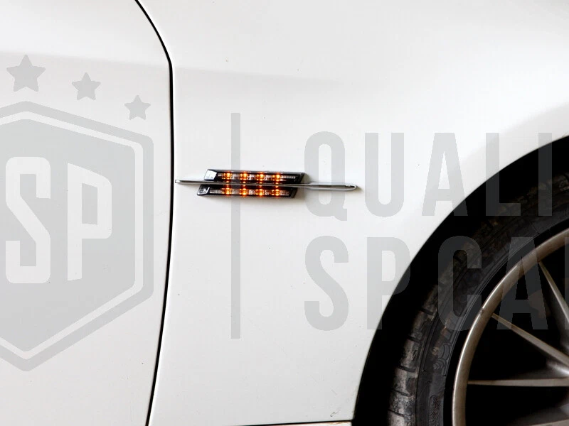 FRECCE Laterali LED NERO per Bmw Serie 5 E60 E61 M CANBUS Tuning - Immagine 4 di 4