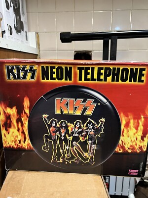 洋楽 KISS NEON TELEPHONE Kiss Neon Telephone new in box Spencer's